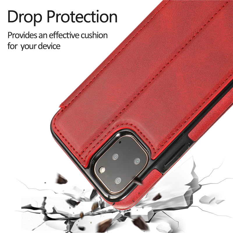 Flip Cover Leather Phone Case, designed with a premium leather finish 